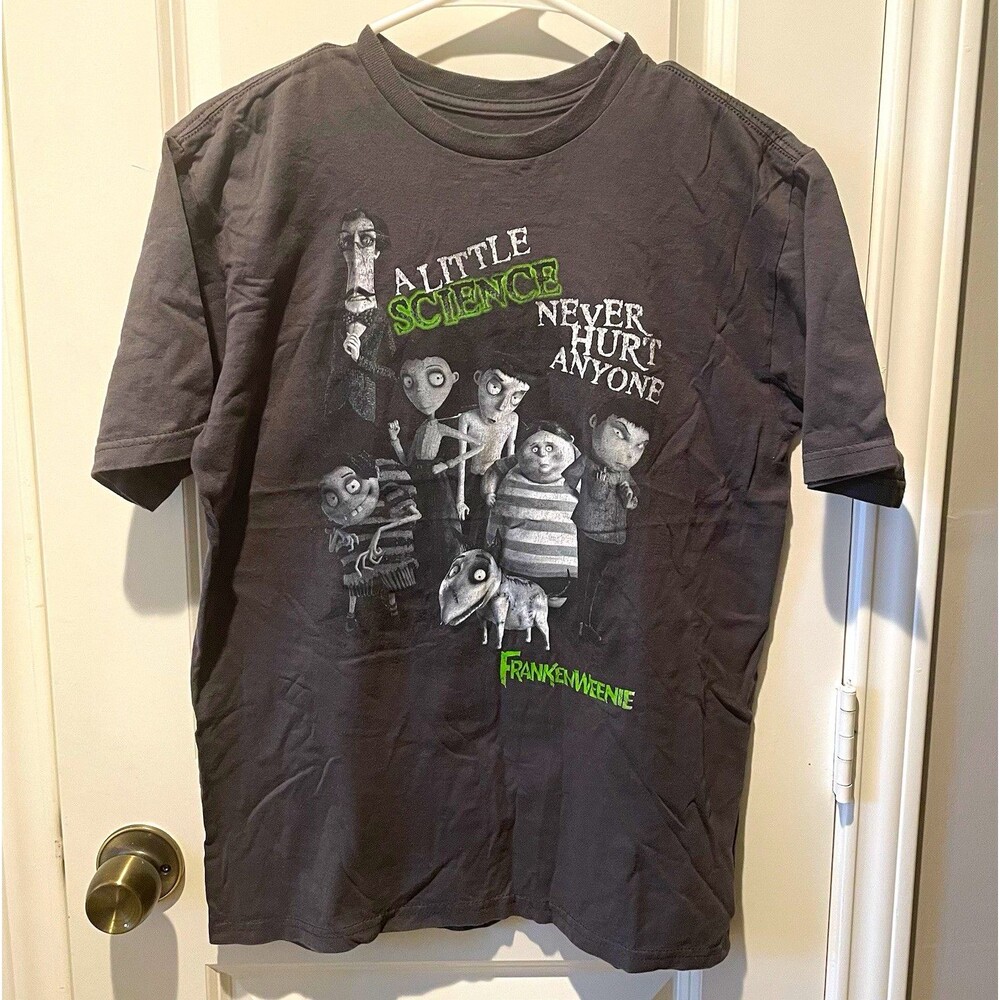 Disney Store Frankenweenie "A Little Science Never Hurt Anyone" Tee kids XL 14